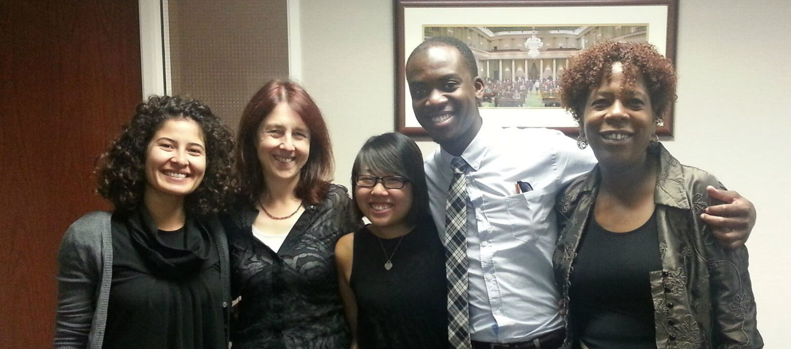 Micheal Pope with ASEB International Interns 2013